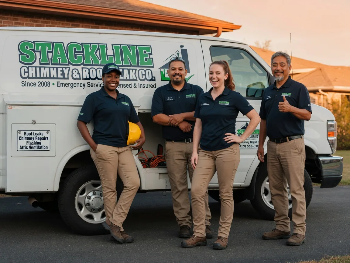Chimney flashing repair company in Lyons, TX